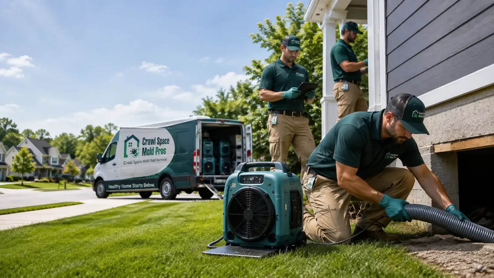 Crawl Space Mold Removal in Gladstone, MI